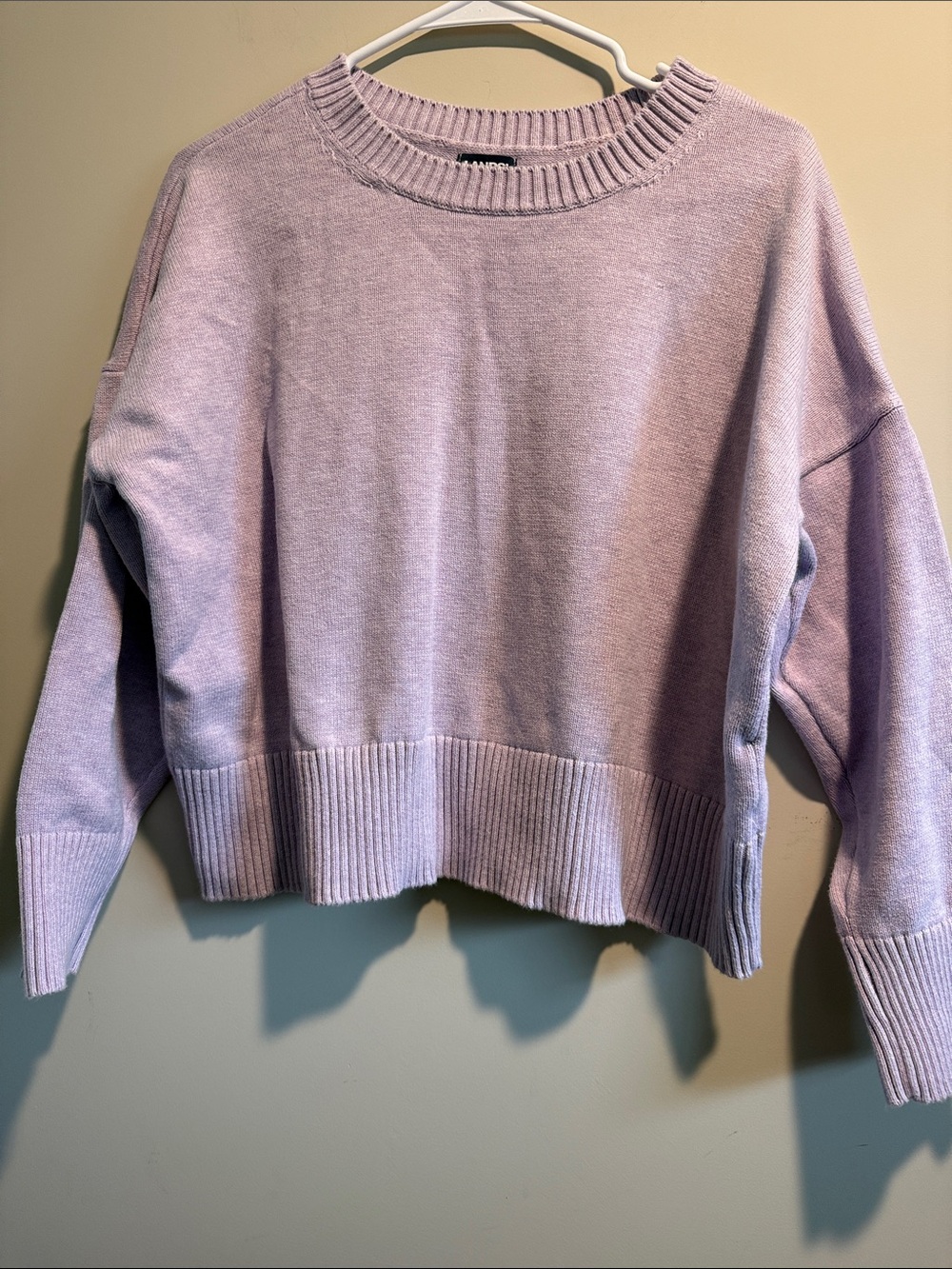 Lands' End Pastel Lilac Crewneck Sweater